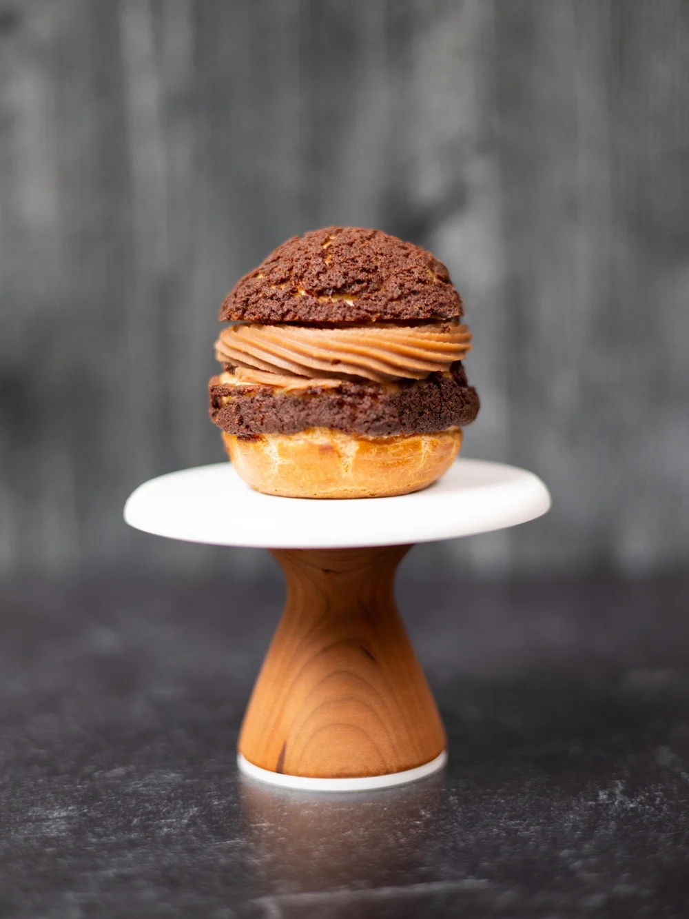 Chocolate-Hazelnut Choux au Craquelin — TBLSPOON